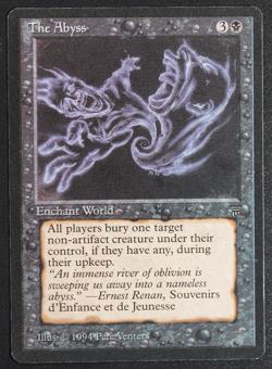 The Abyss MTG Card Legends Magic: the Gathering Reserved List 1994 - Image 1