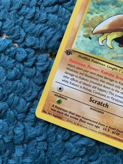 1st Edition KABUTO 50/62 Fossil Set - Pokemon WOTC Vintage Card - LP - Image 3