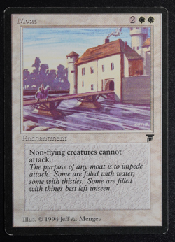 Moat MTG Card Legends Magic: the Gathering Reserved List 1994 - Image 1