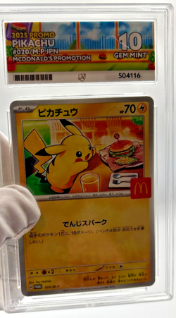 Pokemon Cards - ACE 10 Pikachu 020/M-P - JPN McDonalds Promo Burgerchu - PSA - Image 4