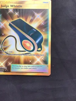 Pokemon Cards: Team Up Secret Rare: Judge Whistle 194/181 - Image 4
