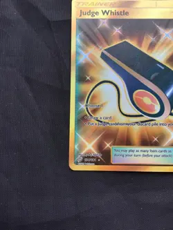 Pokemon Cards: Team Up Secret Rare: Judge Whistle 194/181 - Image 5