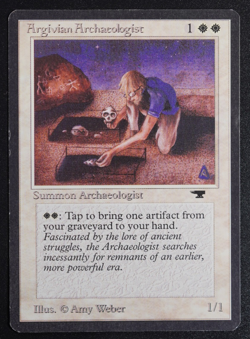 Argivian Archaeologist Magic: the Gathering Card Antiquities MTG Reserved List - Image 1