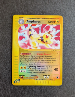 Ampharos Reverse Holo Rare Expedition 34/165 Pokemon Card LP 2002 - Image 1
