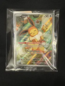 Sealed Pokemon Eevee 173 Prismatic Evolutions SV Scarlet Violet Promo Rare Card - Image 1