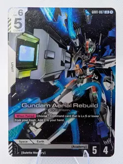 Gundam Card Game GD01-067 Gundam Aerial Rebuild LR - Image 1