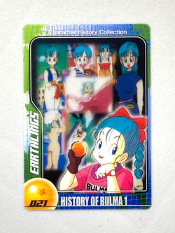 History of Bulma - 021 - Dragon Ball Morinaga Plastic Card Japanese - Image 1