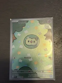 Solosis Black Bolt Illustration Rare English Pokemon TCG Card Near Mint - Image 3