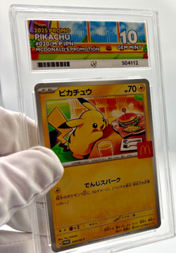 Pokemon Cards - ACE 10 Pikachu 020/M-P - JPN McDonalds Promo Burgerchu - PSA - Image 5