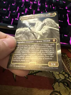 Mtg Magic LoTR Gandalf Of The Secret Fire Missing Hologram Misprint Error Card - Image 2