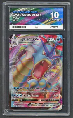 Pokemon Cards - ACE 10 Gyarados Vmax 029/203 - Evolving Skies Holo - PSA BGS CGC - Image 1