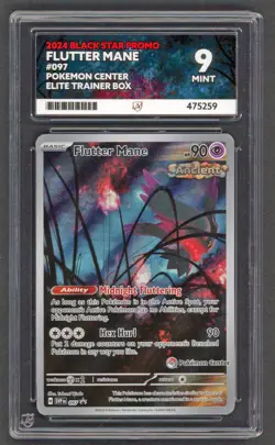 Pokemon Cards - ACE 9 Flutter Mane 097 - Pokemon Center ETB Promo - PSA BGS CGC - Image 1