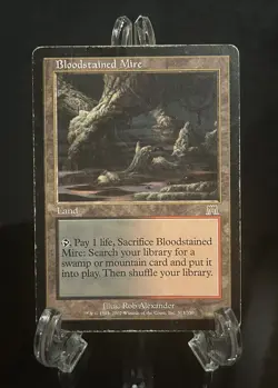 MTG Bloodstained Mire Onslaught Rare Fetchland Magic The Gathering HP - Image 1