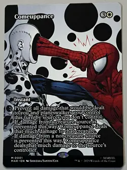 MTG Marvel Universe Comeuppance Instant MYTHIC REGULAR #0001 - Image 1