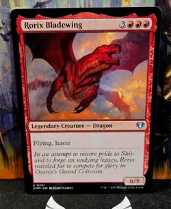 magic the gathering - Rorix Bladewing - Legendary Creature - Dragon - Uncommon - Image 1