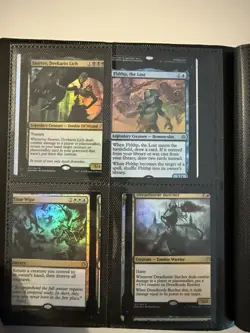 MTG - NFC - War of the Spark - Partial Foil Sheet - Rare - Miscut - Image 4