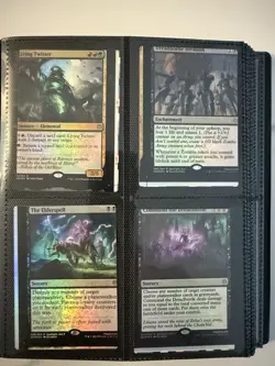 MTG - NFC - War of the Spark - Partial Foil Sheet - Rare - Miscut - Image 5