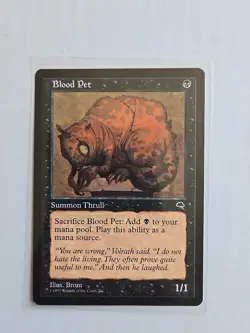 Blood Pet - Tempest - LP - MTG Magic - Common - Creature - Image 1