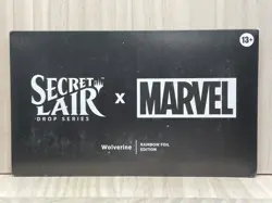 Magic the Gathering MTG Secret Lair X Marvel Wolverine Rainbow Foil Sealed - Image 1