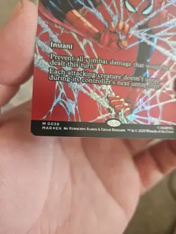 Magic The Gathering Spider-Man Tangle #38 Borderless Foil Instant - Image 2
