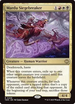 FOIL MARDU SIEGEBREAKER mtg NM Tarkir Dragonstorm 1 Rare - Image 1
