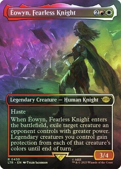mtg magic Eowyn, Fearless Knight FOIL extended borderless ENGLISH chevaliere - Image 1