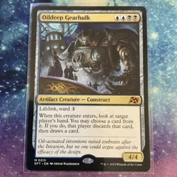 Oildeep Gearhulk (REGULAR) x1 - MTG Aetherdrift DFT #215 - Image 1