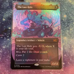 The Last Ride (FOIL) x1 - MTG Aetherdrift DFT #308 - Image 1