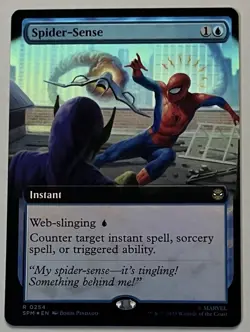 MTG Marvel’s Spider-Man Spider-Sense Instant RARE FOIL #0254 - Image 1
