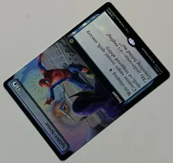 MTG Marvel’s Spider-Man Spider-Sense Instant RARE FOIL #0254 - Image 5