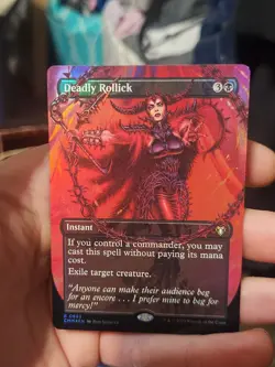 Deadly Rollick (Borderless) Commander Masters Foil - Image 1