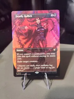 Deadly Rollick (Borderless) Commander Masters Foil - Image 2