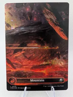 Mountain (0370) (Borderless) (Galaxy Foil) Edge of Eternities Foil - Image 1