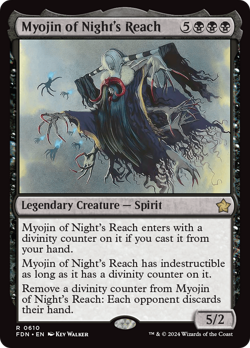 Myojin of Night's Reach [Foundations] Magic MTG - Image 1