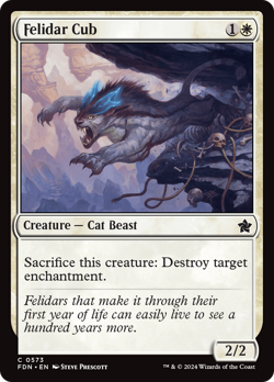 Felidar Cub [Foundations] Magic MTG - Image 1