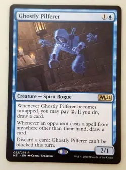 1x Ghostly Pilferer Core Set 2021 M21 MTG Magic the Gathering NM - Image 1