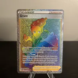 Grant 203/189 Astral Radiance Rainbow Secret Rare Holo Pokemon TCG Card NM - Image 1