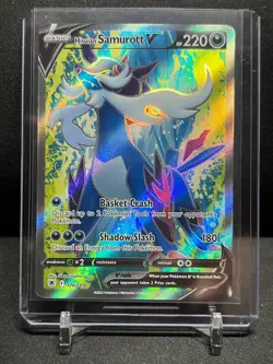 Hisuian Samurott V 176/189 Ultra Rare Pokemon 2022 Astral Radiance NM - Image 1