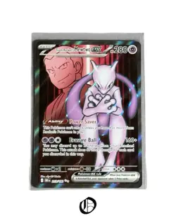 Pokemon TCG Destined Rivals Team Rocket’s Mewtwo ex Full Art 213/182 - Image 1