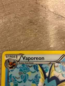 2013 POKEMON BLACK STAR PROMO VAPOREON [STAGE 1] #BW89 HOLO FOIL - Image 2