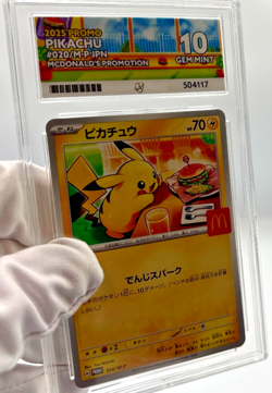 Pokemon Cards - ACE 10 Pikachu 020/M-P - JPN McDonalds Promo Burgerchu - PSA - Image 3