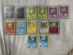 Pokemon Full Eeveelution Set Black & White Promo BW87 - BW94 Holo +Bonus Sylveon - Image 1
