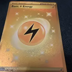 Pokemon TCG Basic Lightning Energy Scarlet & Violet - Base Set 257/198 Holo MINT - Image 2
