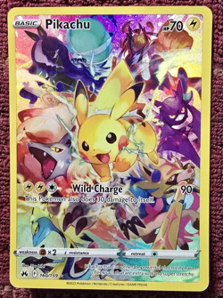 Pikachu Secret 160/159 Crown Zenith Full Art Secret Rare Pokemon English MINT - Image 1