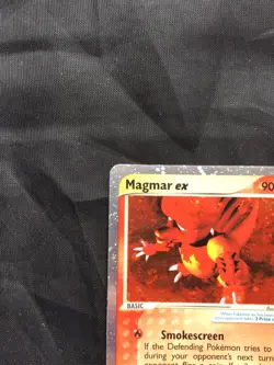 Pokemon Cards: EX Ruby and Sapphire Rare Holo: Magmar EX 100/109 - Image 3