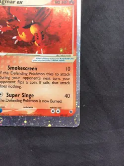 Pokemon Cards: EX Ruby and Sapphire Rare Holo: Magmar EX 100/109 - Image 5