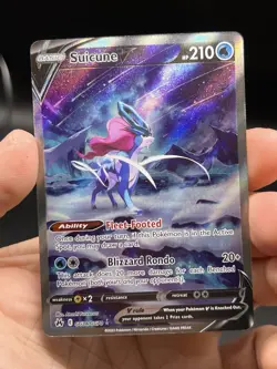 Suicune V 2023 Full Art #GG38 Galarian Gallery Crown Zenith Pokemon English NM - Image 3