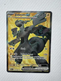 Pokemon Zekrom Ex And Reshiram Ex Black Bolt White Flare 158/86 - Image 3