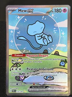 Carte Pokemon Mew ex 232/091 EV4.5 DESTINEES DE PALDEA Ecarlate et Violet FRAZ - Image 2