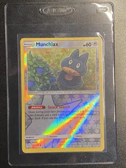 Munchlax Reverse Holo 173/236 Pokemon TCG S&M Unified Minds Reverse Holo NM - Image 3